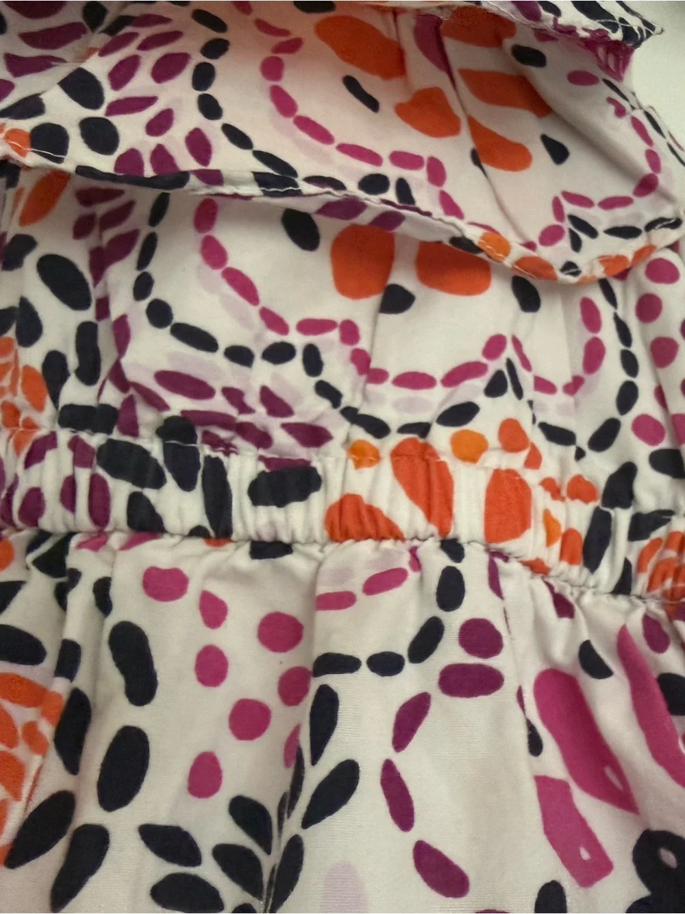 Gymboree Pink, Orange and Black Floral Halter Dress